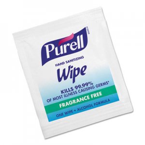PURELL Sanitizing Hand Wipes, 5 x 7, 100/Box GOJ902210BX 9022-10