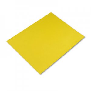 Pacon Peacock Four-Ply Railroad Board, 22 x 28, Lemon Yellow, 25/Carton PAC54721 54721