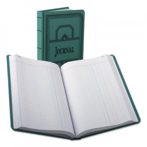 Boorum & Pease Record/Account Book, Journal Rule, Blue, 500 Pages, 12 1/8 x 7 5/8 BOR66500J 66-500