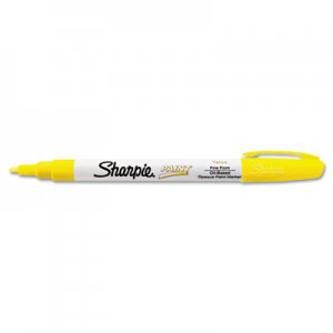 Sharpie Permanent Paint Marker, Fine Bullet Tip, Yellow SAN35539 35539