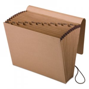 Pendaflex Kraft Indexed Expanding File, 12 Sections, 1/12-Cut Tab, Letter Size, Brown PFXK17MOX K-17M-OX