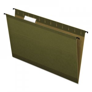 Pendaflex SureHook Hanging Folders, Legal Size, 1/5-Cut Tab, Standard Green, 20/Box PFX615315 6153 1/5