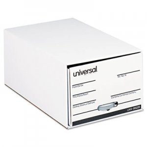 Universal Economy Storage Drawer Files, Legal Files, White, 6/Carton UNV85220 8522001