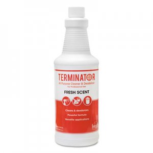 Fresh Products Terminator All-Purpose Cleaner/Deodorizer with (2) Trigger Sprayers, 32 oz Bottles, 12/Carton FRS1232TNCT 12-32-TN