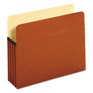Universal Redrope Expanding File Pockets, 3.5" Expansion, Letter Size, Redrope, 25/Box UNV15343 UNV15343T