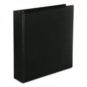 Universal Slant-Ring View Binder, 3 Rings, 2" Capacity, 11 x 8.5, Black UNV20745