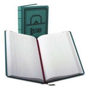 Boorum & Pease Record/Account Book, Record Rule, Blue, 500 Pages, 12 1/8 x 7 5/8 BOR66500R 66-500