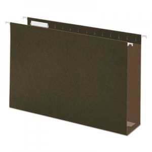 Universal Box Bottom Hanging File Folders, Legal Size, 1/5-Cut Tab, Standard Green, 25/Box UNV14153