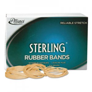 Alliance Sterling Rubber Bands, Size 117B, 0.06" Gauge, Crepe, 1 lb Box, 250/Box ALL25405 25405