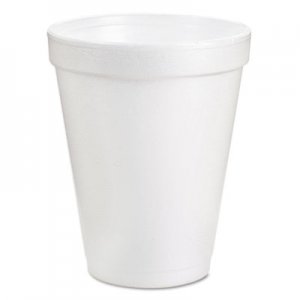 Dart Foam Drink Cups, 6oz, White, 25/Bag, 40 Bags/Carton DCC6J6 6J6