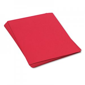 SunWorks Construction Paper, 58 lbs., 18 x 24, Holiday Red, 50 Sheets/Pack PAC9917 9917