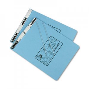 Universal Pressboard Hanging Binder, 2 Posts, 6" Capacity, 9.5 x 11, Light Blue UNV15431 A7011722A