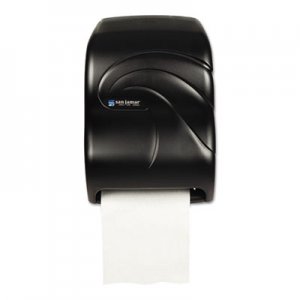 San Jamar Electronic Touchless Roll Towel Dispenser, 11.75 x 9 x 15.5, Black Pearl SJMT1390TBK T1390TBK