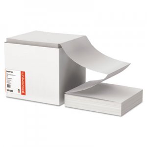 Universal Printout Paper, 1-Part, 15lb, 9.5 x 11, White, 3, 300/Carton UNV15806