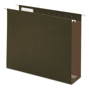 Universal Box Bottom Hanging File Folders, Letter Size, 1/5-Cut Tab, Standard Green, 25/Box UNV14143