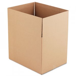 Genpak Fixed-Depth Shipping Boxes, Regular Slotted Container (RSC), 24" x 18" x 18", Brown Kraft, 10/Bundle UFS241818