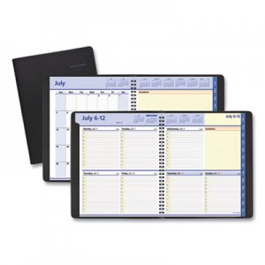 At-A-Glance QuickNotes Weekly/Monthly Planner, 10 x 8, Black, 2021-2022 AAG761105 761105