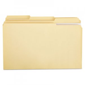 Universal Double-Ply Top Tab Manila File Folders, 1/3-Cut Tabs, Legal Size, 100/Box UNV16123 UNV16123EE