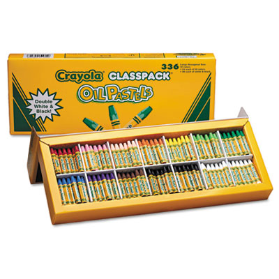 Crayola Oil Pastels,12-Color Set, Assorted, 336/Pack CYO524629 524629