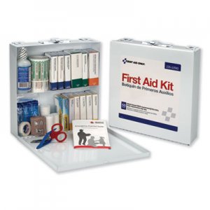 First Aid Only First Aid Station for 50 People, 196-Pieces, OSHA Compliant, Metal Case FAO226U 226-U/FAO