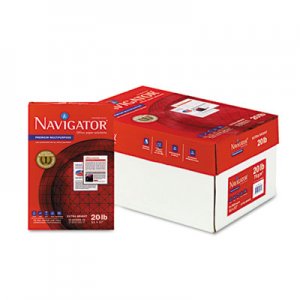 Navigator Premium Multipurpose Copy Paper, 97 Bright, 20 lb, 11 x 17, White, 500 Sheets/Ream, 5 Reams/Carton SNANMP1720