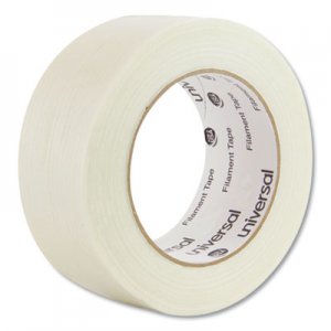 Universal 350# Premium Filament Tape, 3" Core, 48 mm x 54.8 m, Clear UNV31648