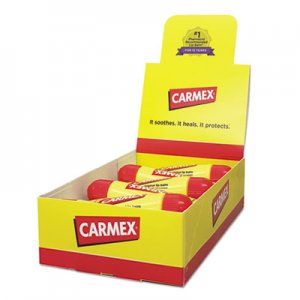 Carmex Moisturizing Lip Balm, Original Flavor, 0.35oz, 12/Box LIL11313 11313