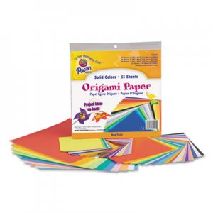 Pacon Origami Paper, 30 lbs., 9-3/4 x 9-3/4, Assorted Bright Colors, 55 Sheets/Pack PAC72230 72230
