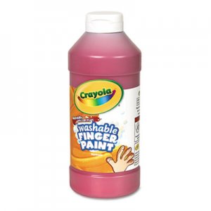 Crayola Washable Fingerpaint, Red, 16 oz CYO551316038 551316038