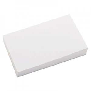 Universal Unruled Index Cards, 3 x 5, White, 100/Pack UNV47200 UNV47200EE