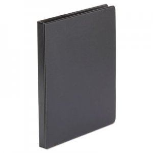Universal Economy Non-View Round Ring Binder, 3 Rings, 0.5" Capacity, 11 x 8.5, Black UNV30401