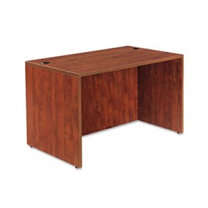 Alera Valencia Series Straight Desk Shell, 47 1/4 x 29 1/2 x 29 5/8, Med Cherry ALEVA214830MC