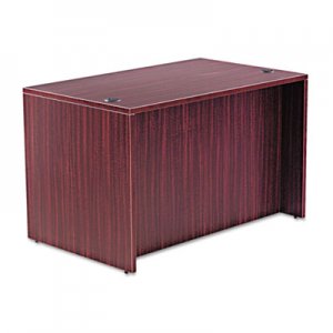 Alera Valencia Series Straight Desk Shell, 47 1/4w x 29 1/2d x 29 5/8h, Mahogany ALEVA214830MY