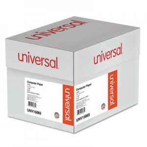 Universal Printout Paper, 1-Part, 20lb, 14.88 x 11, White, 2, 400/Carton UNV15865