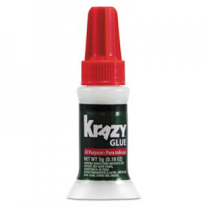 Krazy Glue All Purpose Brush-On Krazy Glue, 0.17 oz, Dries Clear EPIKG92548R KG92548R