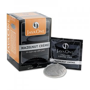 Java One Coffee Pods, Hazelnut Creme, Single Cup, 14/Box JAV70500 39870506141