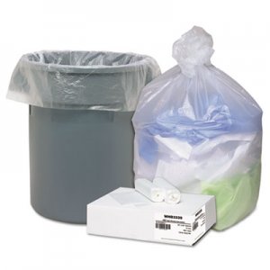 Ultra Plus High Density Can Liners, 31-33gal, .433mil, 33 x 40, Natural, 100/Carton WBIWHD3339 WHD3339