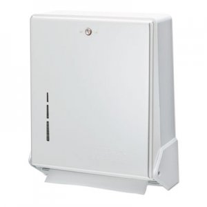 San Jamar True Fold C-Fold/Multifold Paper Towel Dispenser, 11.63 x 5 x 14.5, White SJMT1905WH T1905WH