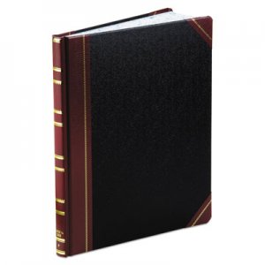 Boorum & Pease Record Ruled Book, Black Cover, 300 Pages, 10 1/8 x 12 1/4 BOR1602123F 1602 1/2
