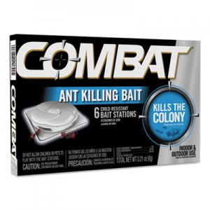 Combat Ant Killing System, Child-Resistant, Kills Queen & Colony, 6/Box DIA45901 45901