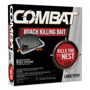 Combat Source Kill Large Roach Killing System, Child-Resistant Disc, 8/Box DIA41913 41913