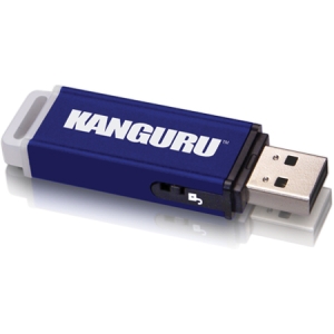 Kanguru FlashBlu II USB Flash Drive with Physical Write Protect Switch, 4G ALK-4G