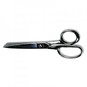 Clauss Hot Forged Carbon Steel Shears, 8" Long, 3.88" Cut Length, Nickel Straight Handle ACM10257 10257