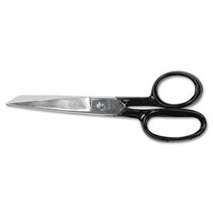 Clauss Hot Forged Carbon Steel Shears, 7" Long, 3.13" Cut Length, Black Straight Handle ACM10259 10259