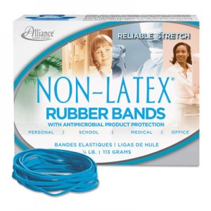 Alliance Antimicrobial Non-Latex Rubber Bands, Sz. 33, 3-1/2 x 1/8, .25lb Box ALL42339 42339