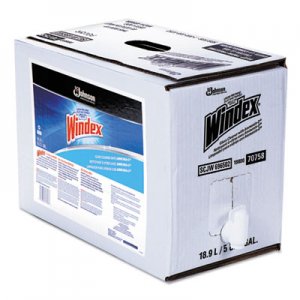 Windex Glass Cleaner with Ammonia-DA, 5gal Bag-in-Box Dispenser SJN696502 696502
