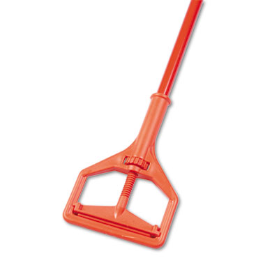 Impact Janitor Style Screw Clamp Mop Handle, Fiberglass, 64", Safety Orange 94 IMP94