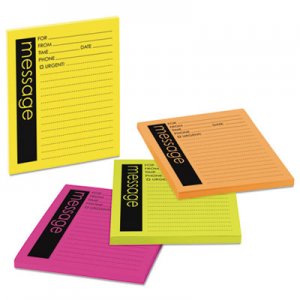 Post-it Notes Super Sticky Self-Stick Message Pad, 3 7/8 x 4 7/8, Rio de Janeiro Colors