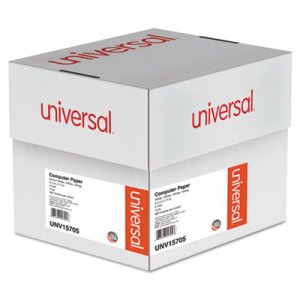 Universal Printout Paper, 4-Part, 15lb, 9.5 x 11, White, 900/Carton UNV15705