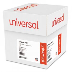 Universal Printout Paper, 1-Part, 20lb, 9.5 x 11, White, 2, 300/Carton UNV15807